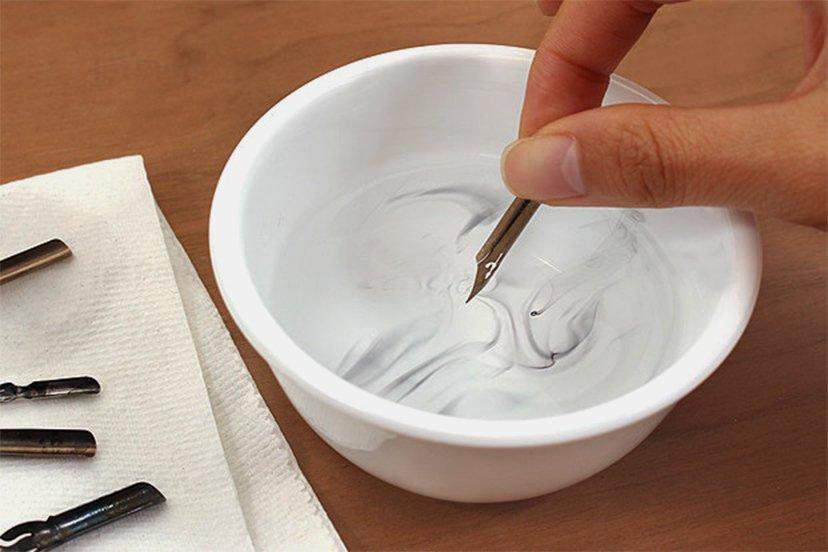 سرقلم را تمیز کنید